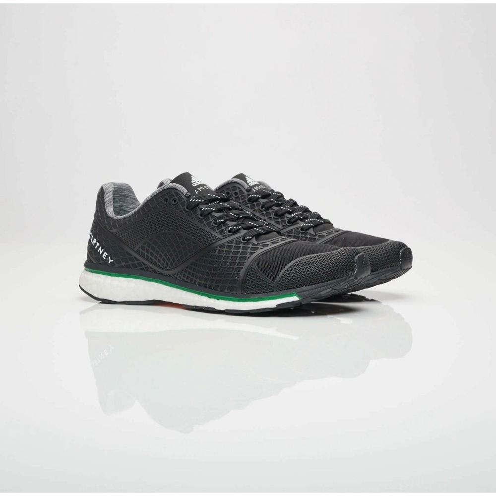 Adidas Stella McCartney Adizero Running Shoes 8 Black BY1719 Boost Sneakers